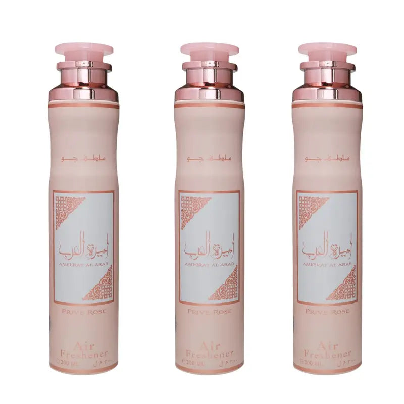 Lattafa – Ameerat Al Arab Prive Rose Air freshener 300ML Parfum d’intérieur